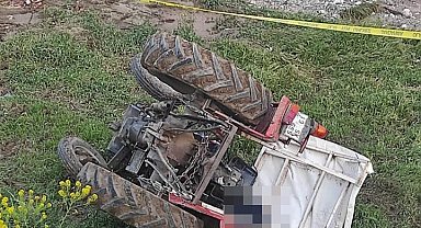 Traktörün altında kalan sürücü hayatını kaybetti