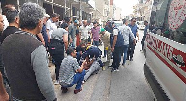 Üçüncü kattan düşen işçi ağır yaralandı