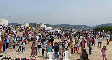 Uçurtmalar depremzedeler için uçuruldu