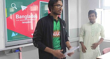 Uluslararası öğrenciler tanıttılar