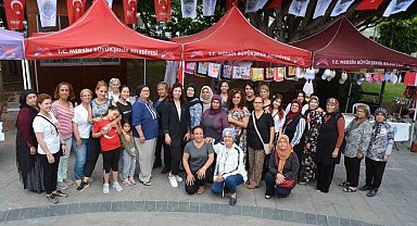 Üretici kadınların stantları yoğun ilgi gördü