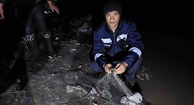 Van'da 500 kilogram inci kefali kurtarıldı