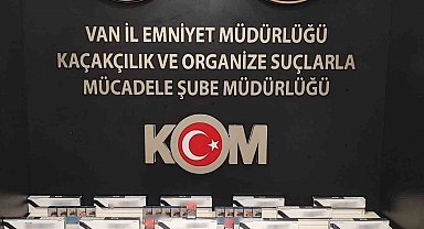 Van'da gümrük kaçağı malzemeler ele geçirildi