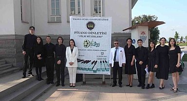 Yalova Güzel Sanatlar Lisesi öğrencilerinden piyano konseri