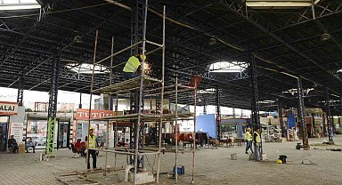 Yedişehitler Cuma Kapalı Pazaryeri güçlendiriliyor