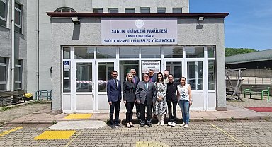 ZBEÜ Rektörü Özölçer'den İbni Sina Kampüsü'ne ziyaret