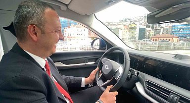 Zonguldak Belediyesi'nde makam aracı Togg mesaiye başladı