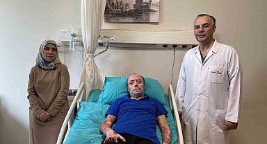 140 ameliyat geçiren 8 ayı aşkın süre hastanede kalan maden işçisi İzzet Ak taburcu edildi