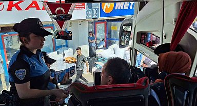 15 Temmuz Demokrasi Otogarı'nda vatandaşlara güvenli yolculuk uyarısı