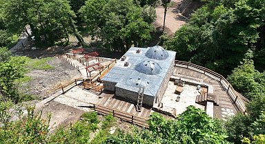 19. yüzyıldan kalma hamamın restorasyon çalışmaları son aşamada