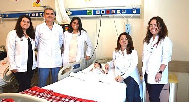 2 aylık bebek ameliyatla yaşama tutundu