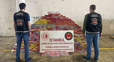 25 bin paket kaçak elektronik sigara tütünü ele geçirildi