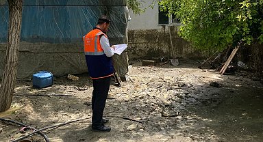 36 yapıda hasar tespiti yapıldı