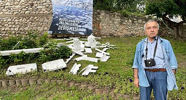 'Gürleyik Avatarı' yine ilginç bir protesto ile vatandaşlara seslendi
