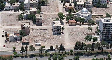 'Yıkık kent' Adıyaman'da binaların yerleri boş kaldı