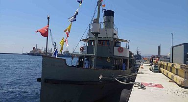 'Yüzen müze' mayın gemisi Tekirdağ'da