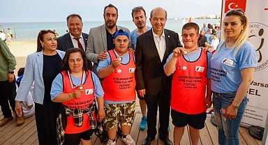 6 ülkenin katıldığı Down Plaj Futbol Festivali Kıbrıs'ta Yapıldı