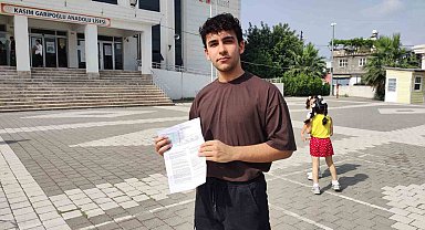 63 saat enkaz altında kalan Gürkan, üniversite sınavına girdi