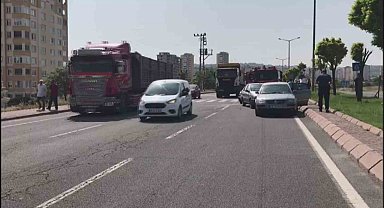 7 araç birbirine girdi: 1 yaralı