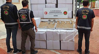 Adana'da 1 milyon 125 bin kaçak makaron ele geçirildi