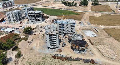 Adana'da afet konutları hızla yükseliyor