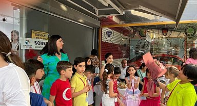 Adana'da minik öğrencilerden karma sergi