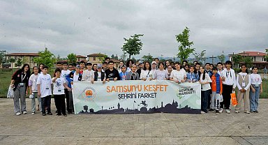 Afetzede gençler Samsun'u keşfetti