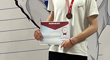 Afyonkarahisarlı sporcu Bilal Koca Türkiye 3'üncüsü oldu