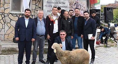 Ağalık yarışında kuzu rekor fiyata satıldı