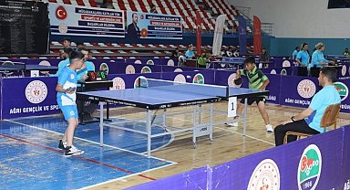 Ağrı masa tenisi müsabakalarına ev sahipliği yapıyor