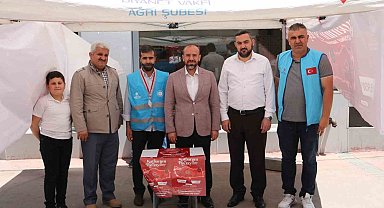 Ağrı'da kurban bağış standı kuruldu