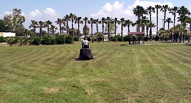 Akdeniz'de yeşil alanlar elden geçiriliyor