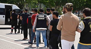 Aksaray polisinden "Firari" operasyonu: 8 tutuklama
