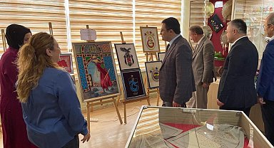 Alaçam'da yıl sonu sergisi