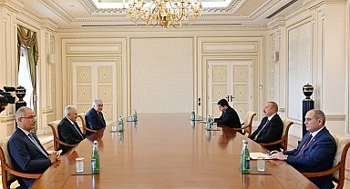 Aliyev, Binali Yıldırım'ı kabul etti