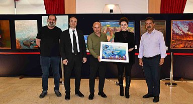 Altınova Uluslararası İpekyolu Resim Sergisi açıldı