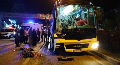 Amasya'da yolcu otobüsü tıra çarptı: 5 yaralı