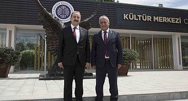 Anayasa Mahkemesi Üyesi Akyel, Rektör Çomaklı'nın misafiri oldu