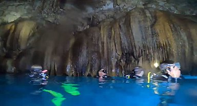 Antalya'da turistlerin yeni cazibesi noktası dünyaca ünlü falezlerin mağaraları