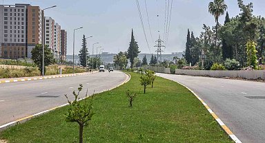 Antalya'nın kurtuluş caddesi yemyeşil oldu