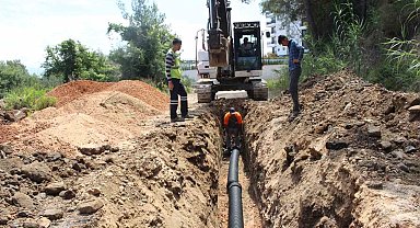 ASAT'tan Manavgat'ta kanalizasyon çalışması