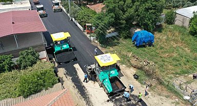 Aydın Büyükşehir Belediyesi Çine Kahraman Mahallesi yolunu yeniliyor