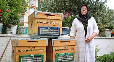 Aydın Büyükşehir Belediyesi'nden kadın arıcılara kovan desteği