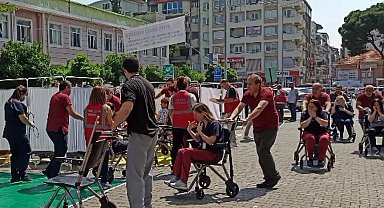 Aydın Devlet Hastanesi'nde yangın ve deprem tatbikatı yapıldı