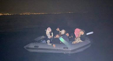 Aydın'da 10 düzensiz göçmen kurtarıldı
