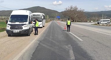 Aydın'da 16 araç trafikten men edildi