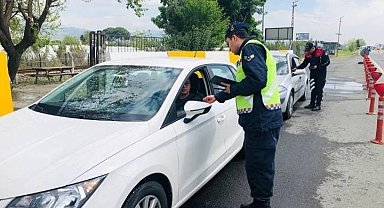 Aydın'da Mayıs ayında 6 bin 575 kusurlu araca 11 milyon ceza