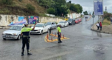 Aydın'da trafik ekiplerinden 'YKS' seferberliği