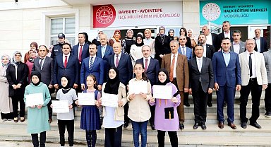 Aydıntepe Halk Eğitimi Merkezinde sergi heyecanı yaşandı