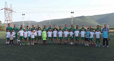 Baba-oğul maçında kazanan 'sevgi' oldu